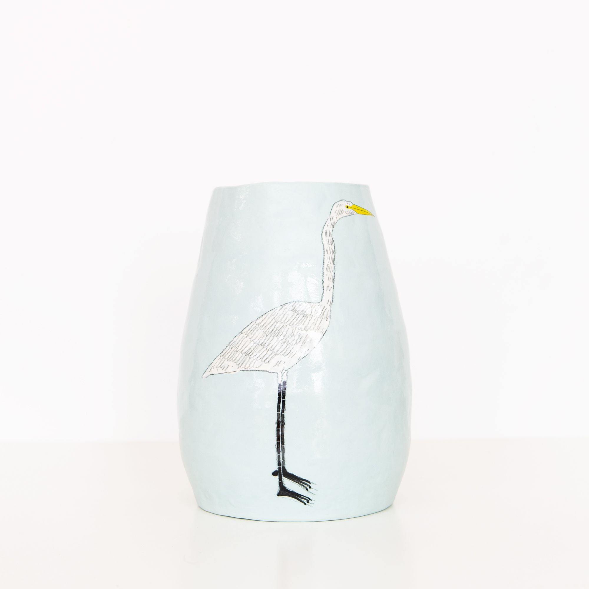 Large Bird Vase in Blue, from Gemma Orkin Ceramics