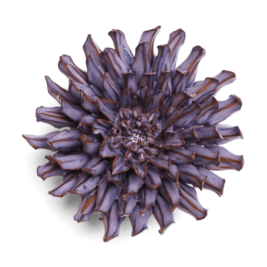 Fleur De Lis Mum in Violet Blue, from Chive