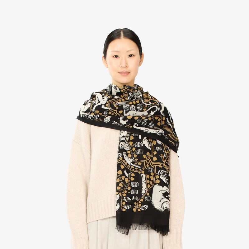 Ludwig Scarf in Yellow, from Inoui Editions