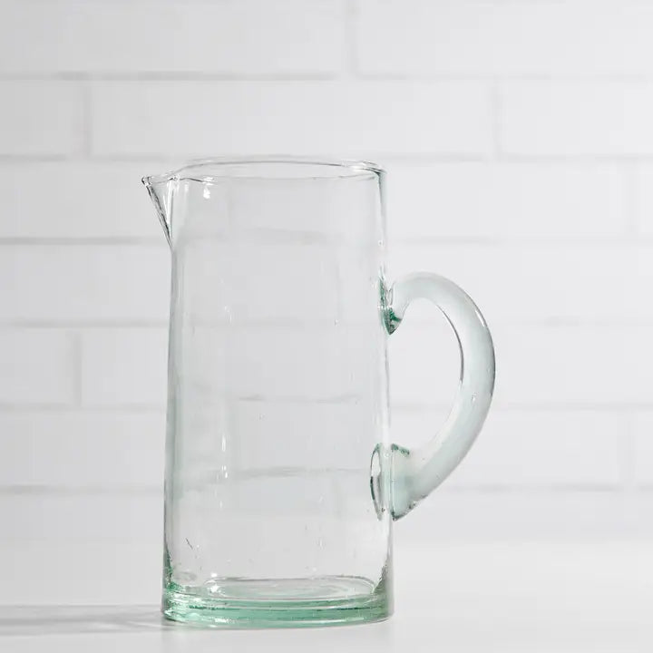 Moroccan Cone Jug in Clear, from Verve Culture