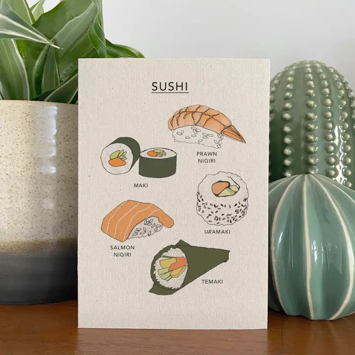 Sushi Collection Card