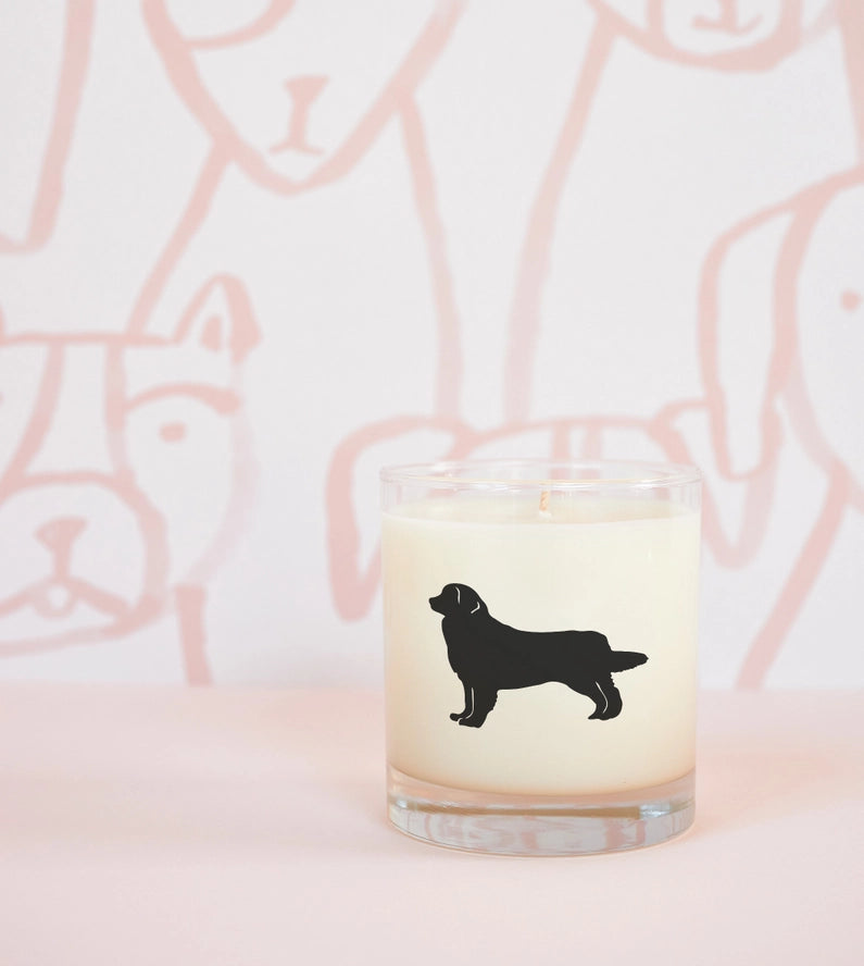 Bernese Mountain dog Soy Candle, from Scripted Fragrence