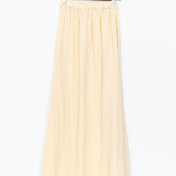 Bonifacio long skirt in Cream, from Maison Saint Julien – Clic