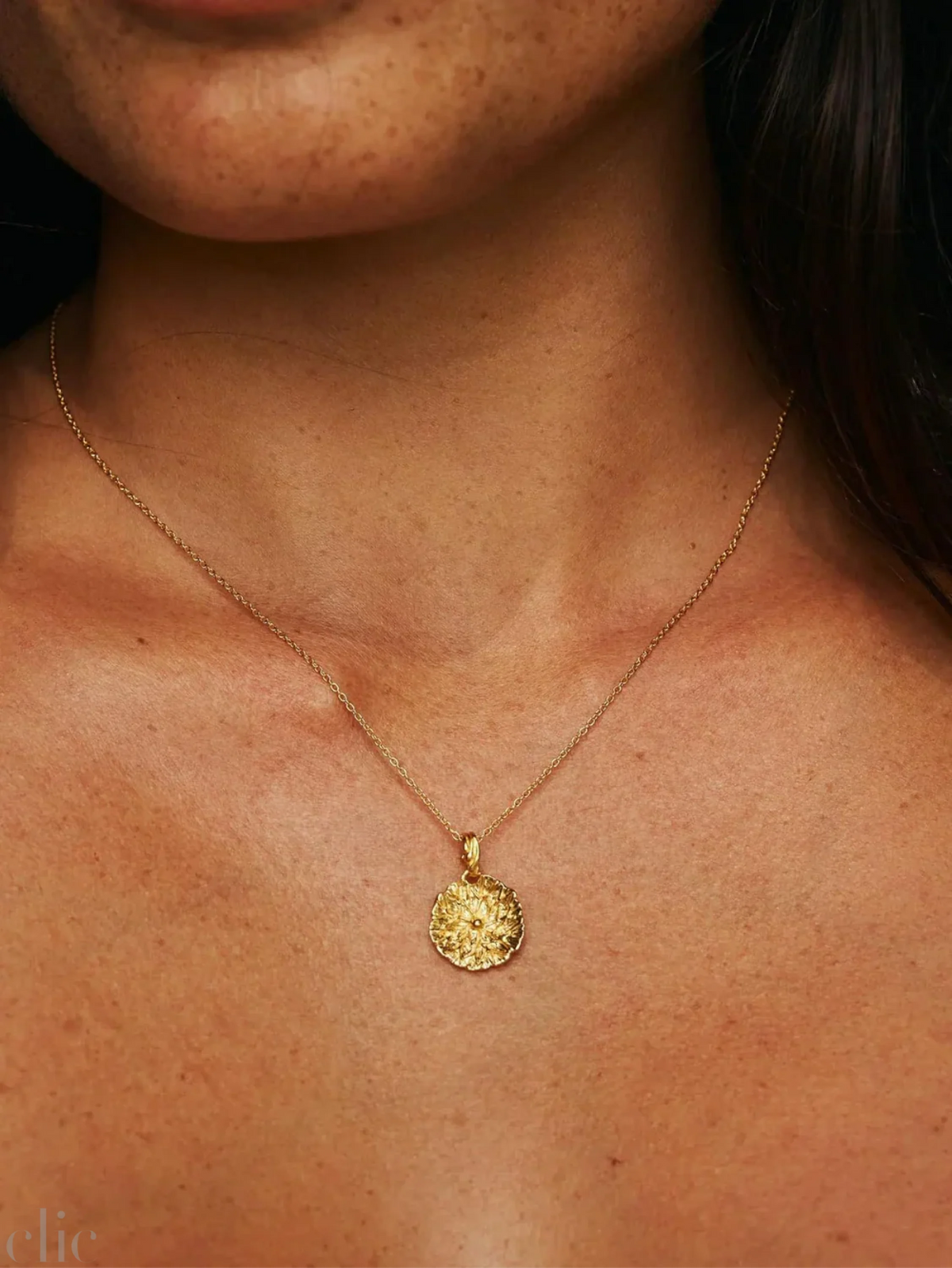 Small Pendant Necklace in Gold Vermeil, from Carina Hardy