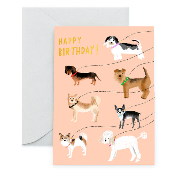 Out For A Walk Birthday Card, from Carolyn Suzuki Goods