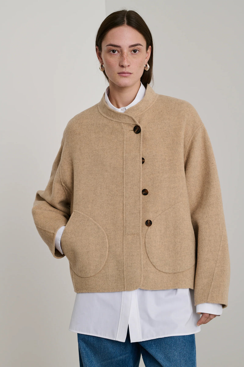 Windsor Coat in Beige, from Soeur