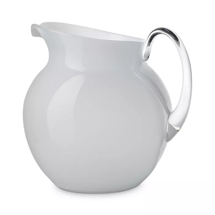 Palla Glaze Pitcher in White, from Mario Luca Giusti