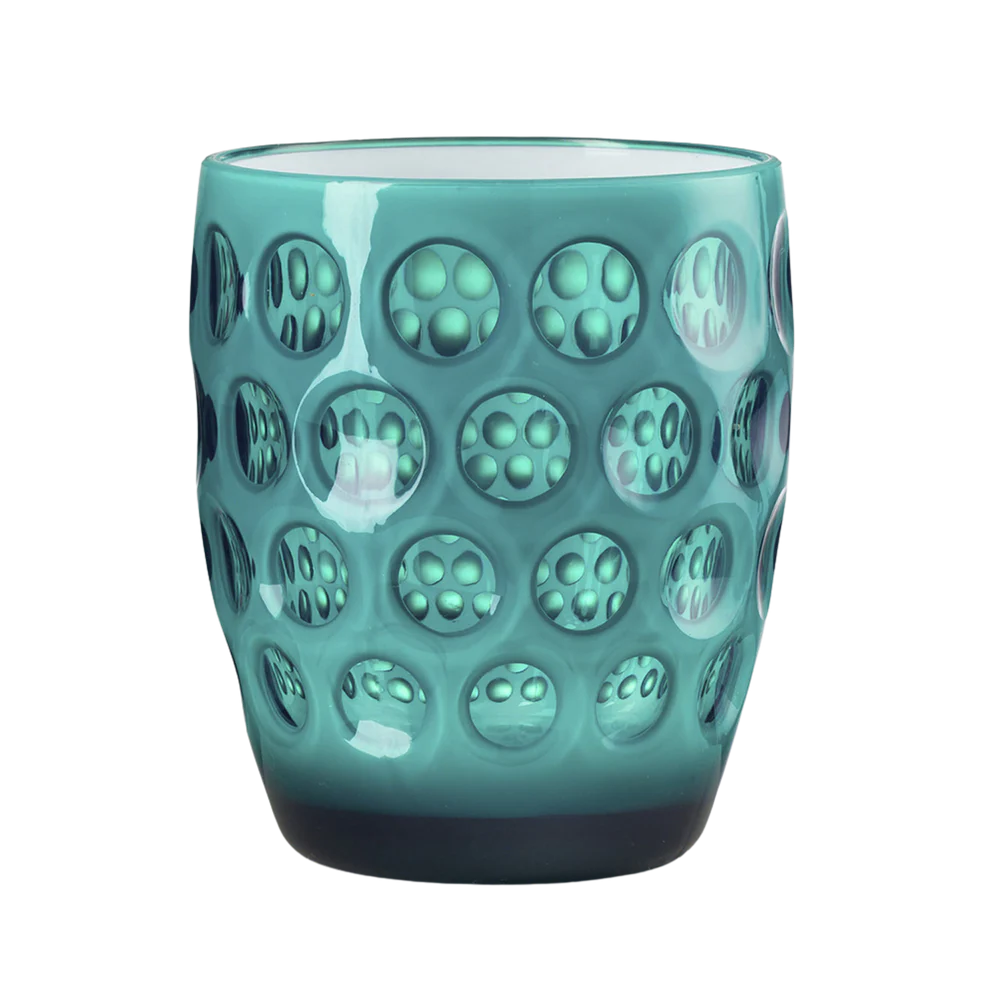 Lente Tumbler in Green / White, from Mario Luca Giusti