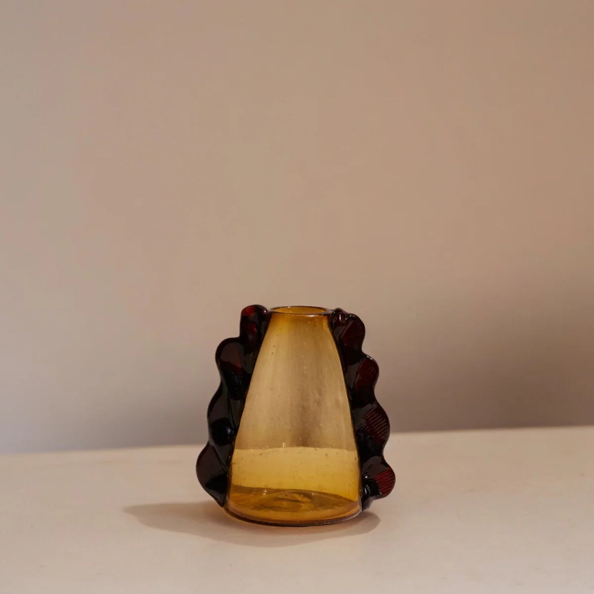 Betta Vase in Amber, from Meso