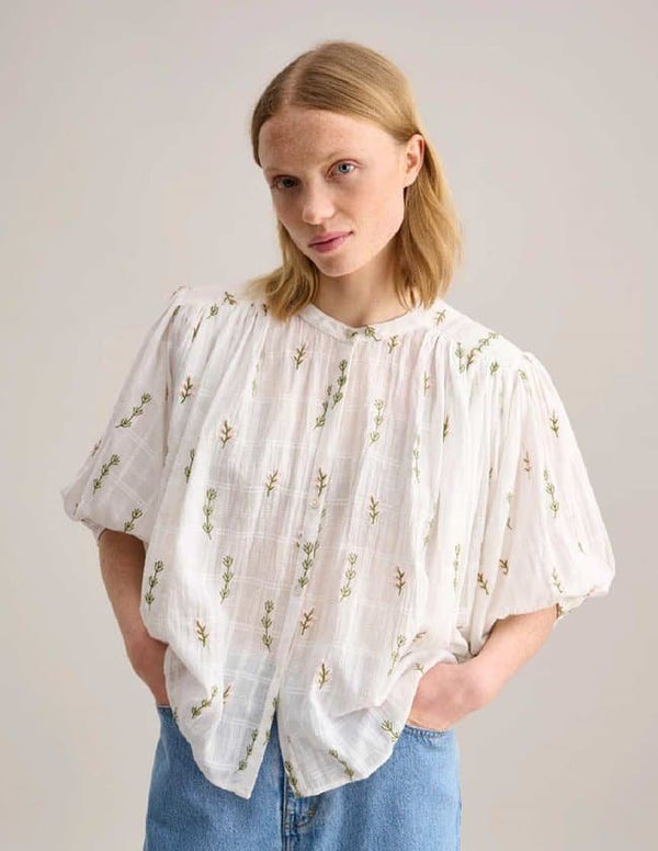 Ink Blouse in White Combo A, from Bellerose
