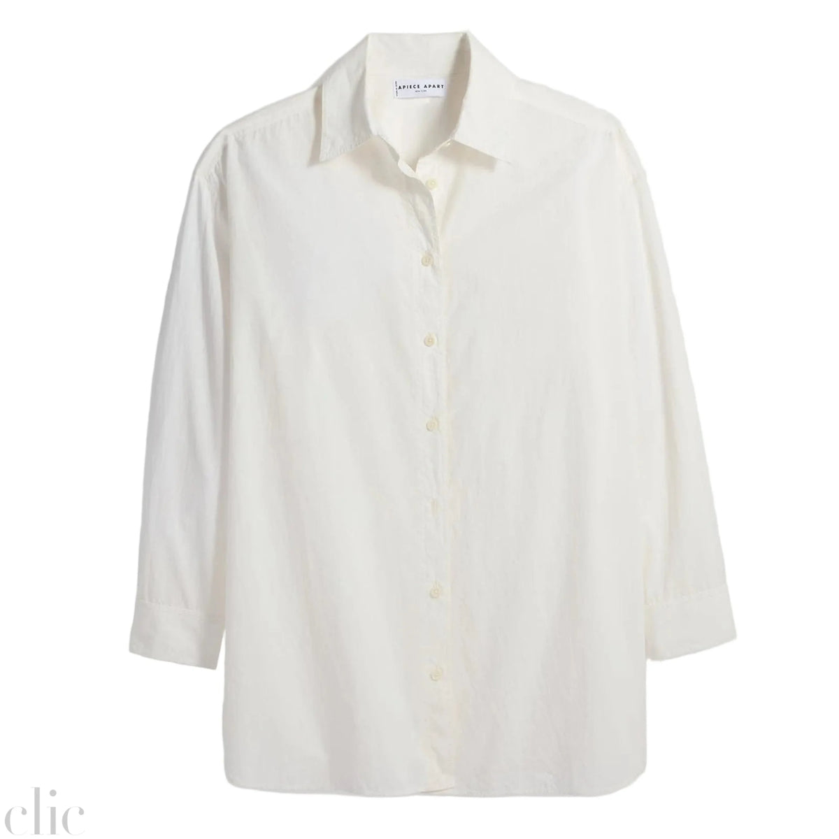 Isolde Button Down in Cream, from Apiece Apart