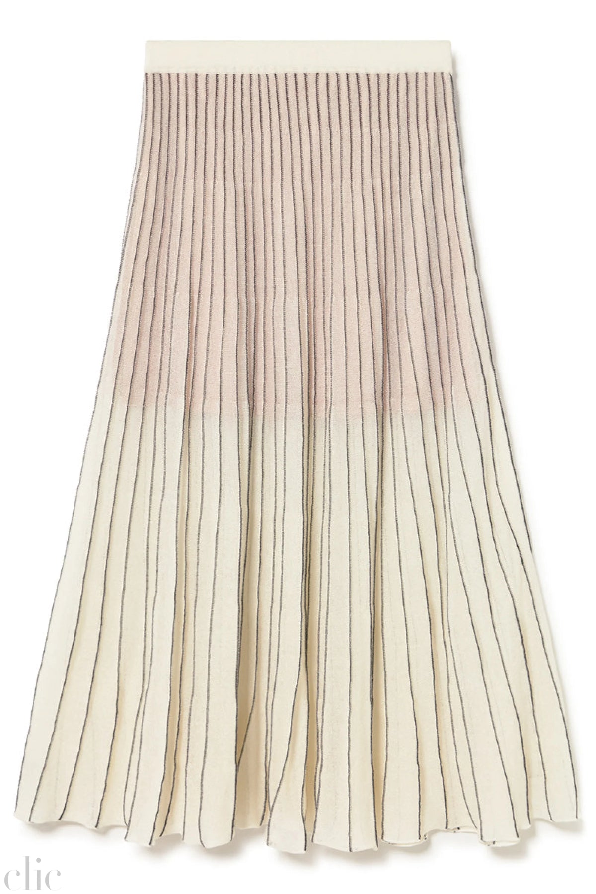 Radial Midi Skirt in Ecru, from Sita Murt
