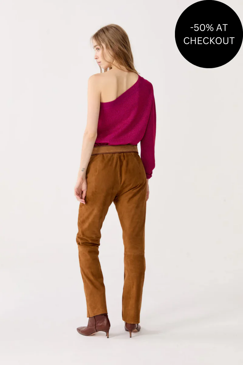 Tori Goat Suede Pants, from Lanhtropy