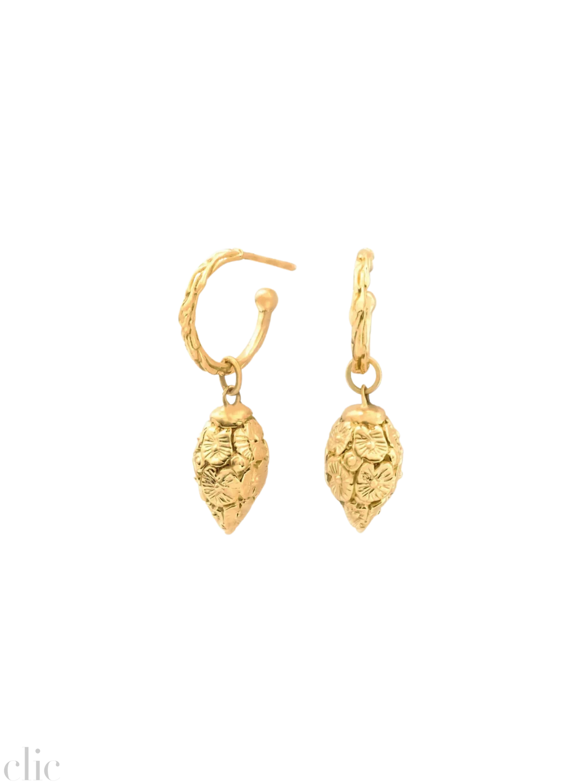 LP Jugs Earrings in Gold Vermeil, from Carina Hardy