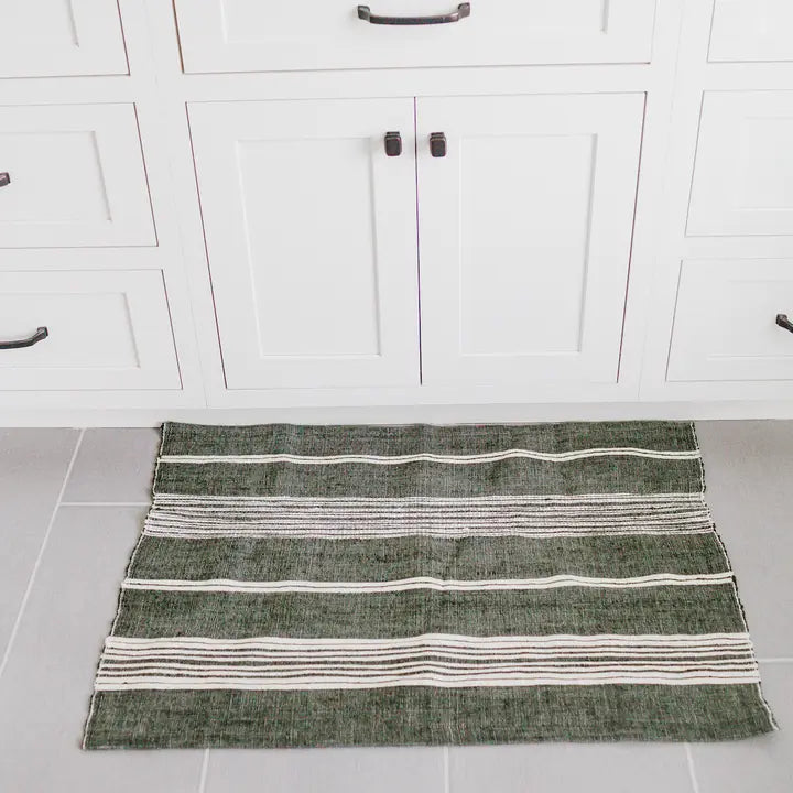 Aden Cotton Bath in Grey and Natural, from Creative Women