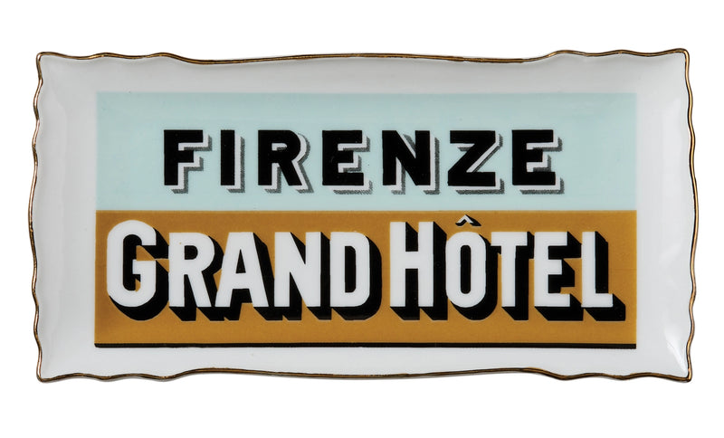 The Grand Tour Italy Tray Firenze Grand Hotel, from Rosanna