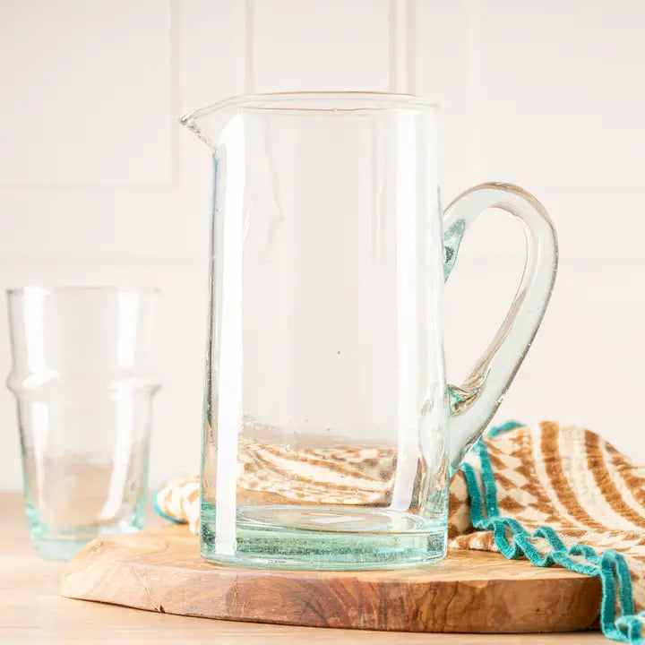 Moroccan Cone Jug in Clear