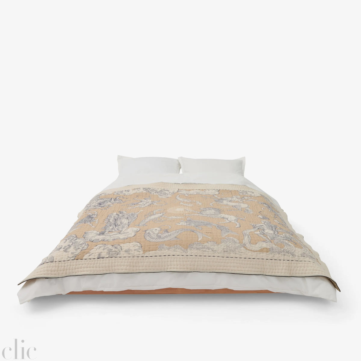 Astrologie Quilted Cover in Beige, from Inoui Editions