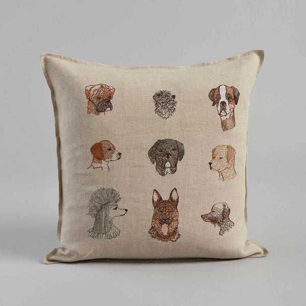 Dogs Pillow, from Coral & Tusk