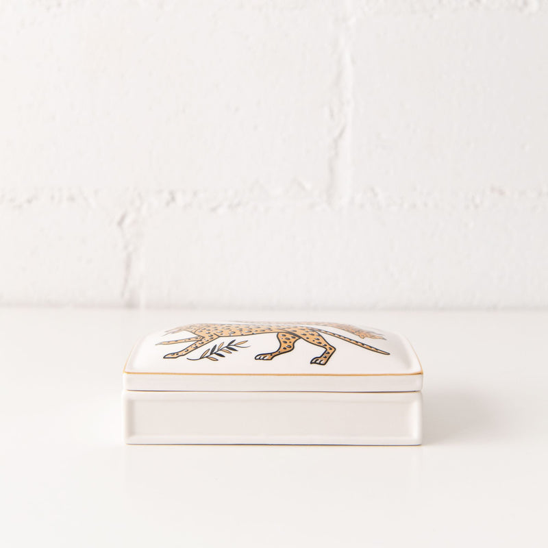 Duo Leopard Ceramic Box, from Spitfire Girl