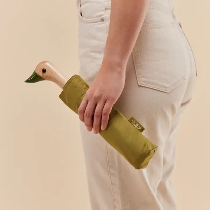Compact Duckhead Umbrella in Olive, from Original Duckhead