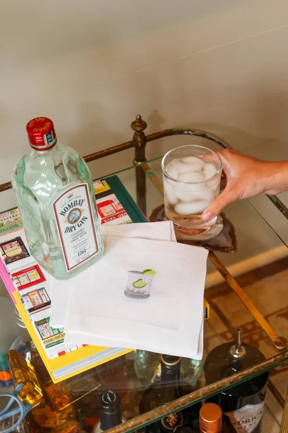 Gin and Tonic Cocktail Napkins