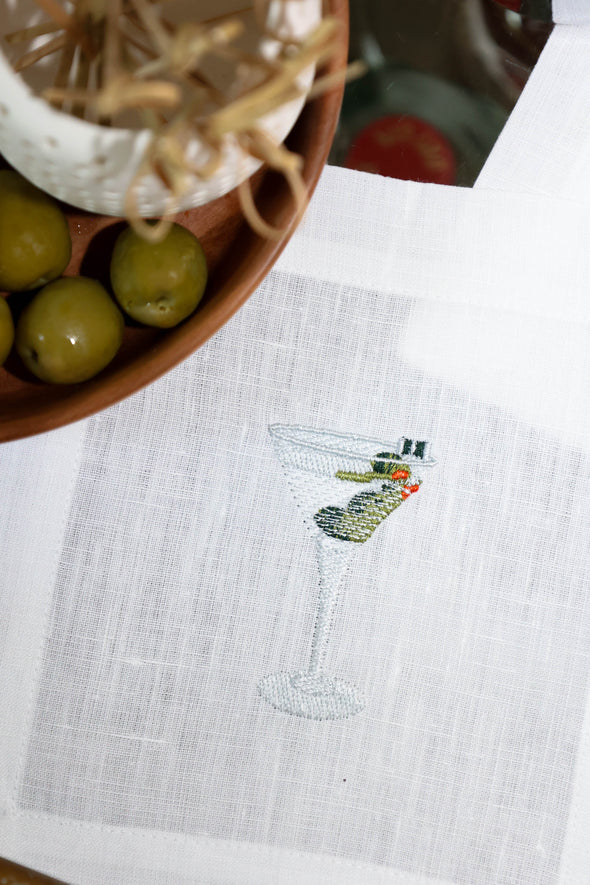 Martini Cocktail Napkins, from Lettermade