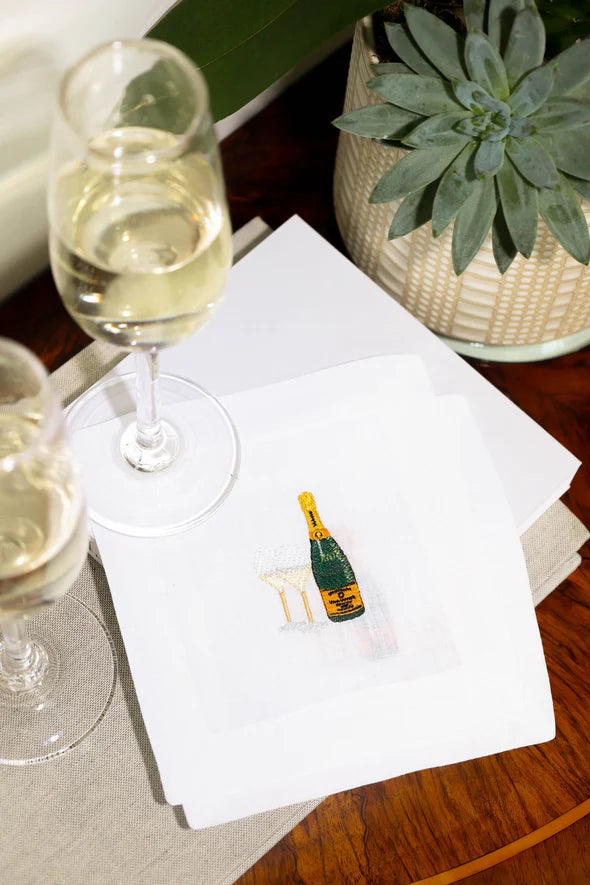 Champagne Cocktail Napkins, from Lettermade