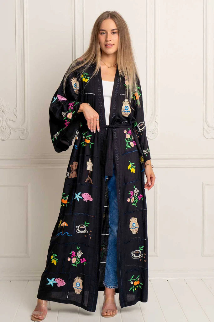 Mediterranean Jewel Kimono, from Zaimara