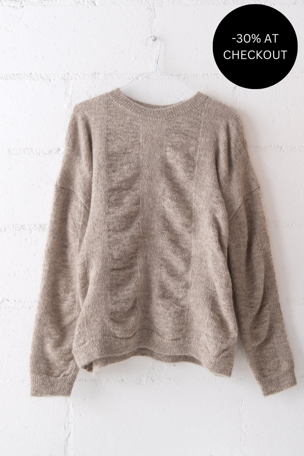 Waterfall Sweater in Natural, from Black Crane