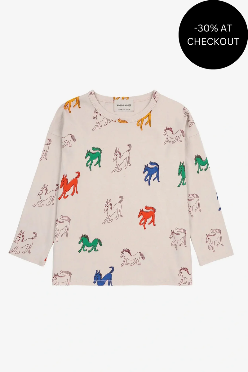 Wonder Horse All-Over T-Shirt, from Bobo Choses