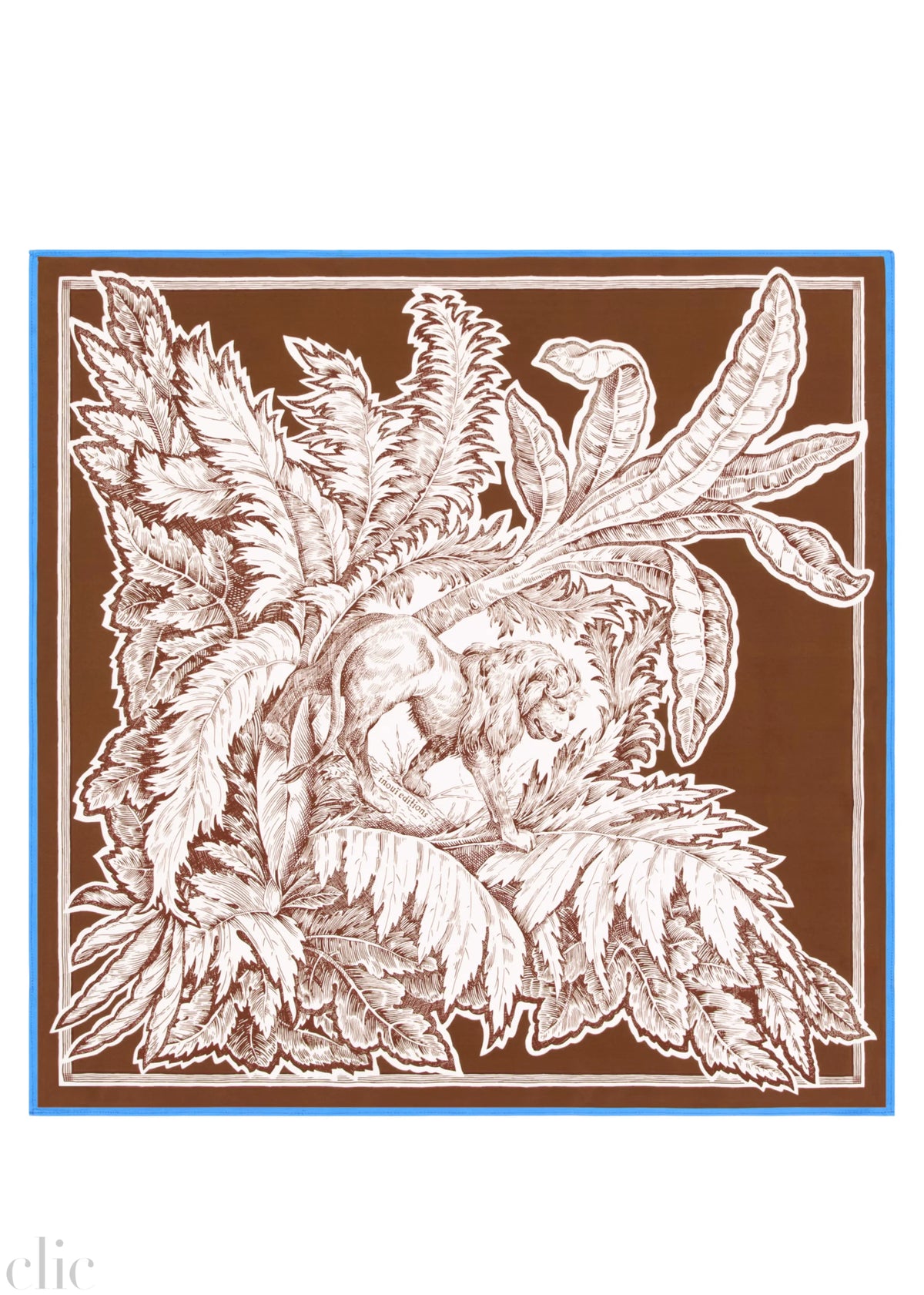 Bangalor Square Scarf in Caramel, from Inoui Editions