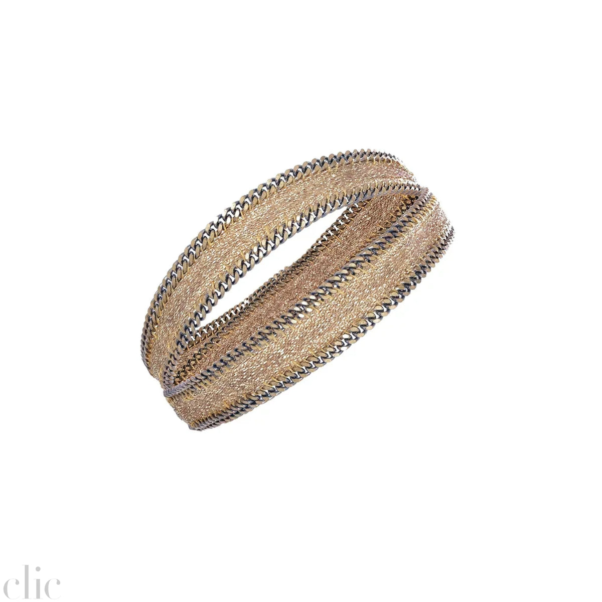 1D006 Double Wrap Bracelet in Champagne, from Marie Laure Chamorel