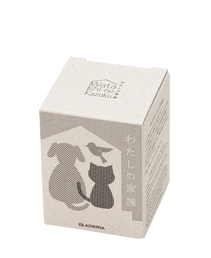 Cat Drinking Glass in Black, from Aderia