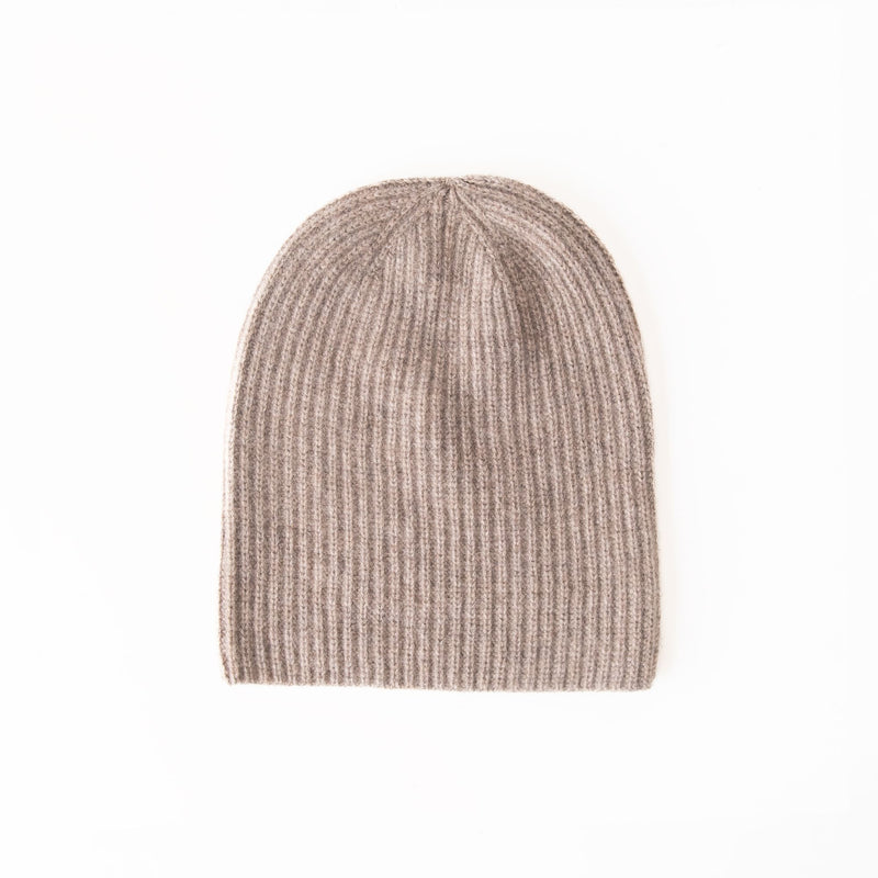 Cashmere Beanie in Peppercorn, from 8.6.4