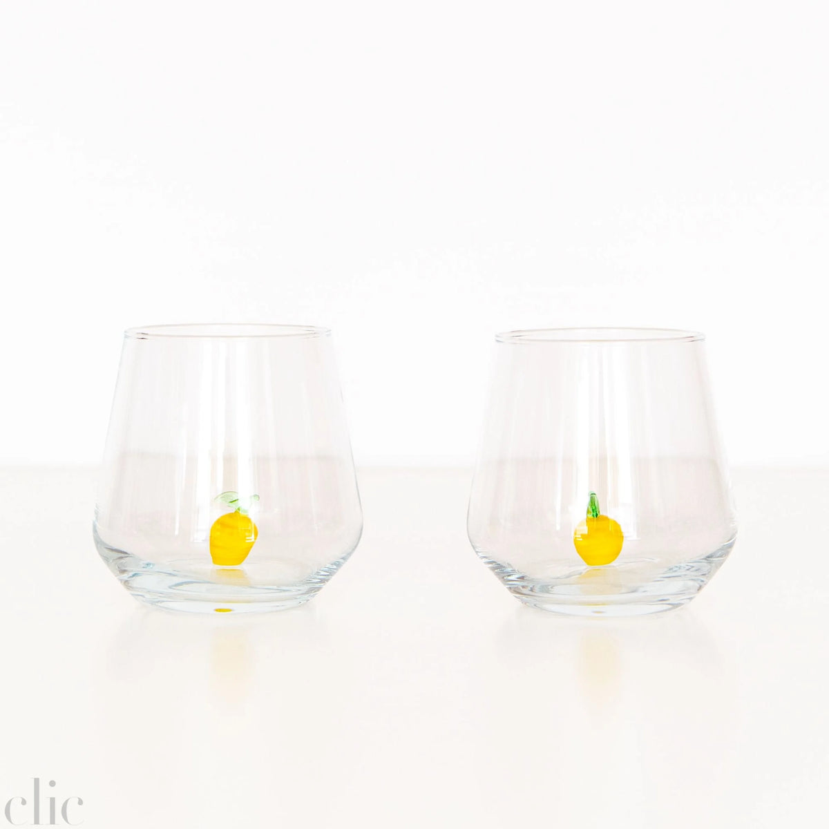 Lemon Drinking Glass