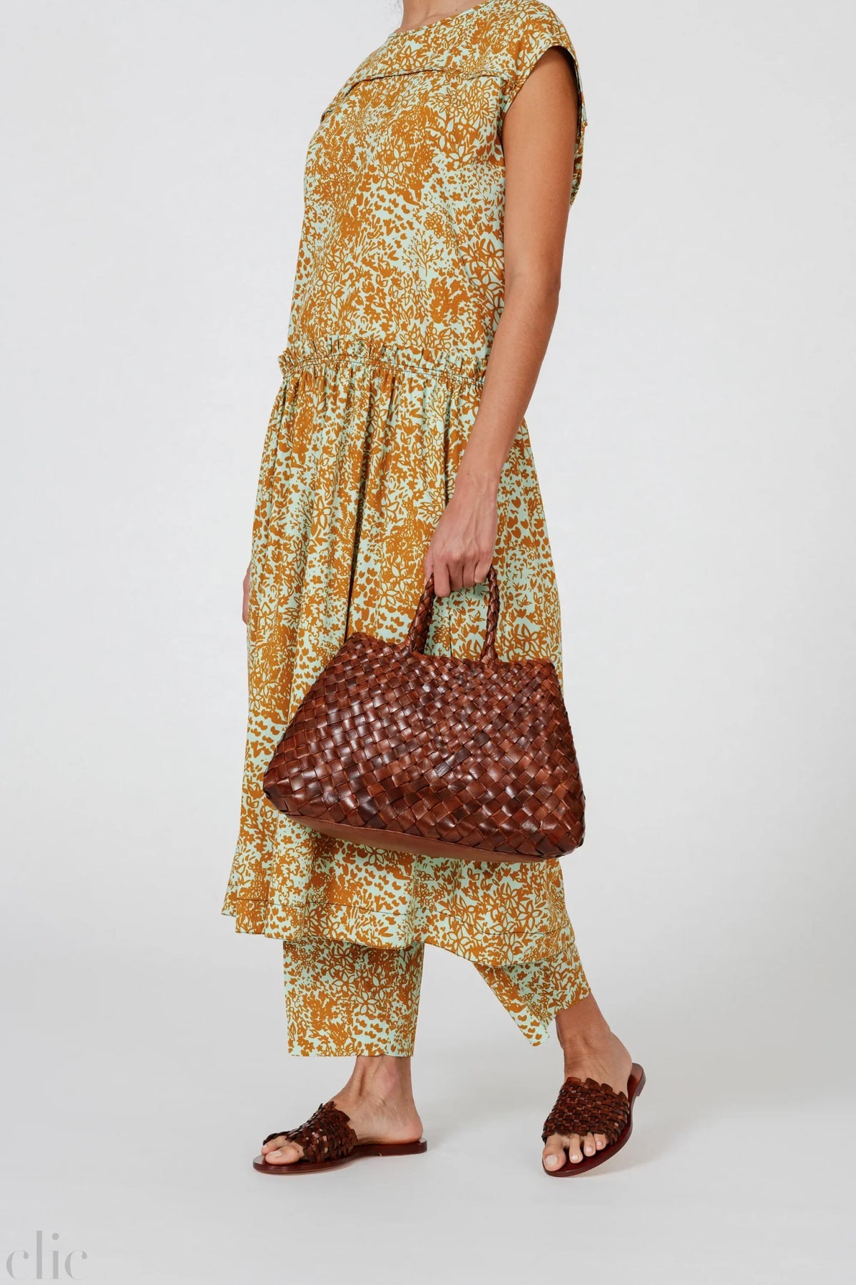 Small Santa Croce Bag in Tan, from Dragon Diffusion