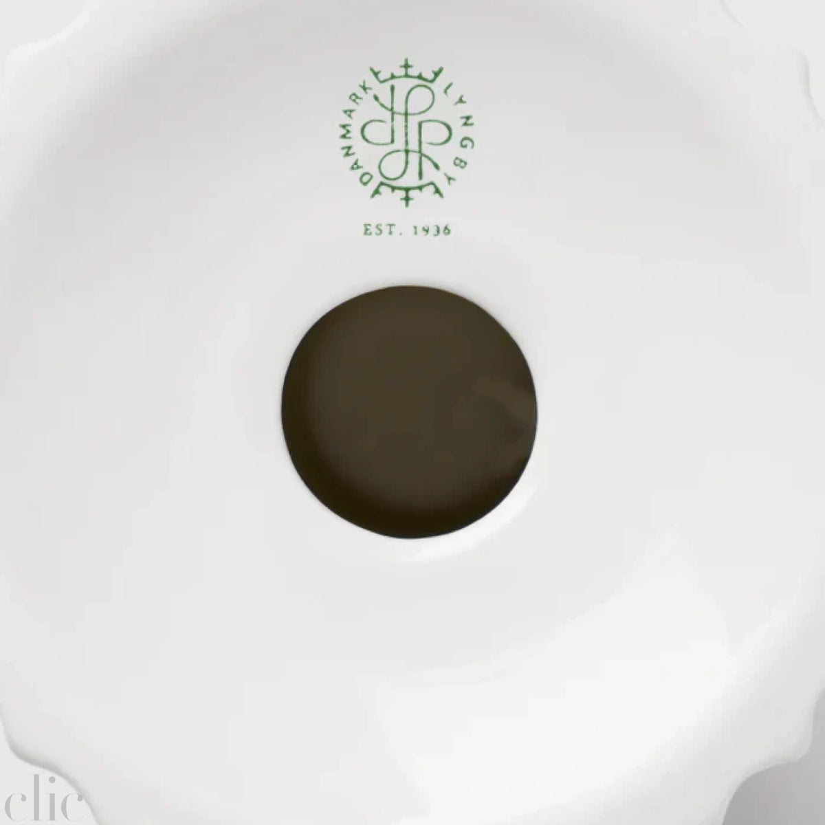 Large Tura Candleholder in White, from Lyngby Porcelaen