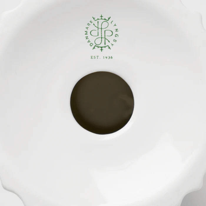 Large Tura Candleholder in White, from Lyngby Porcelaen
