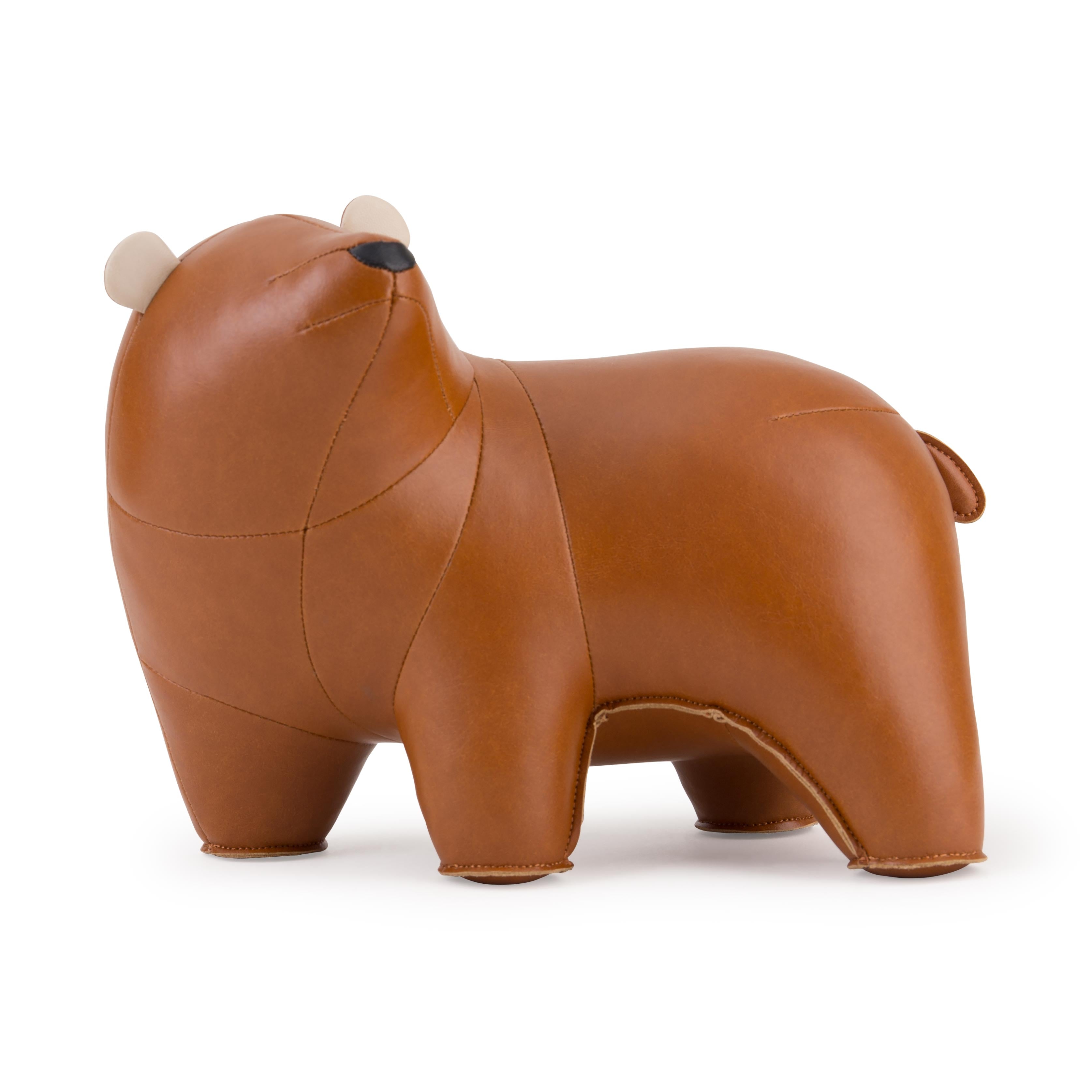 Bear Bero Bookend in Tan and Wheat, from Zuny