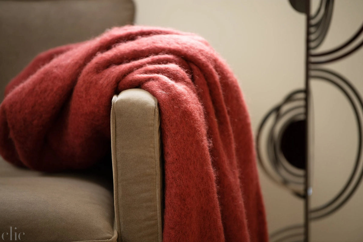 Mohair Blanket Fired Earth, from Stackelbergs
