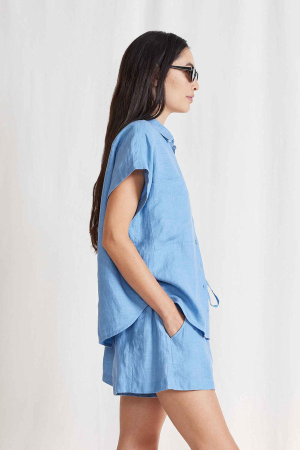 Soller Top in Robin Blue, from Apiece Apart