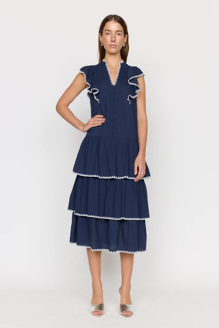 Greer Dress in Navy, from Christy Lynn