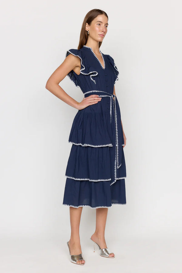 Greer Dress in Navy, from Christy Lynn