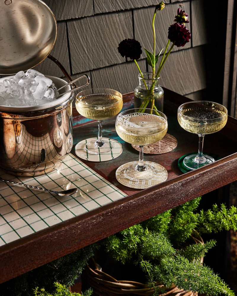 Set of 4 Benedict Coasters, from Proper Table