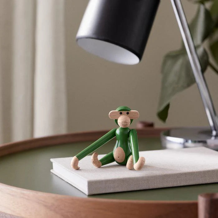 Mini Monkey in Vintage Green, from Kay Bojesen