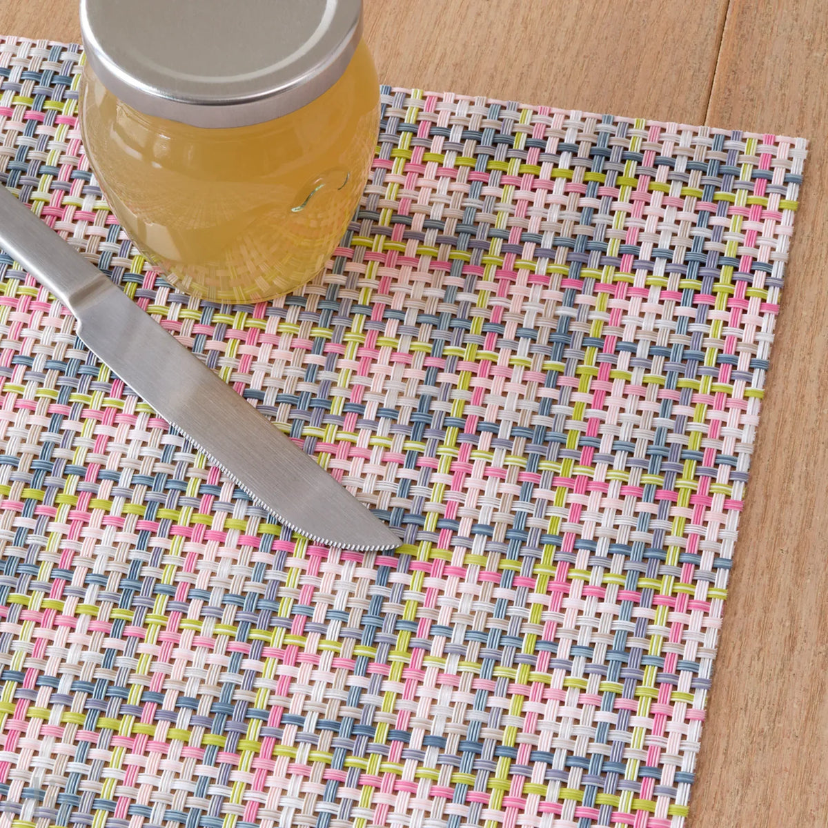 Mini Basket Tablemat in Begonia