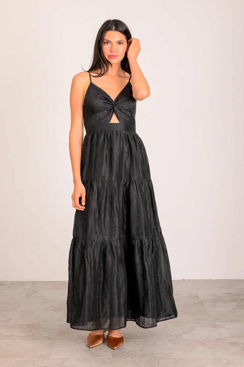 Aurora Dress in Black, from Lavender Brown