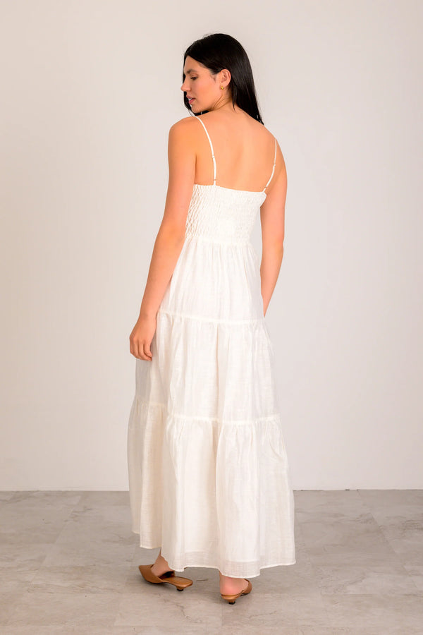 Aurora Dress in Ivory, from Lavender Brown