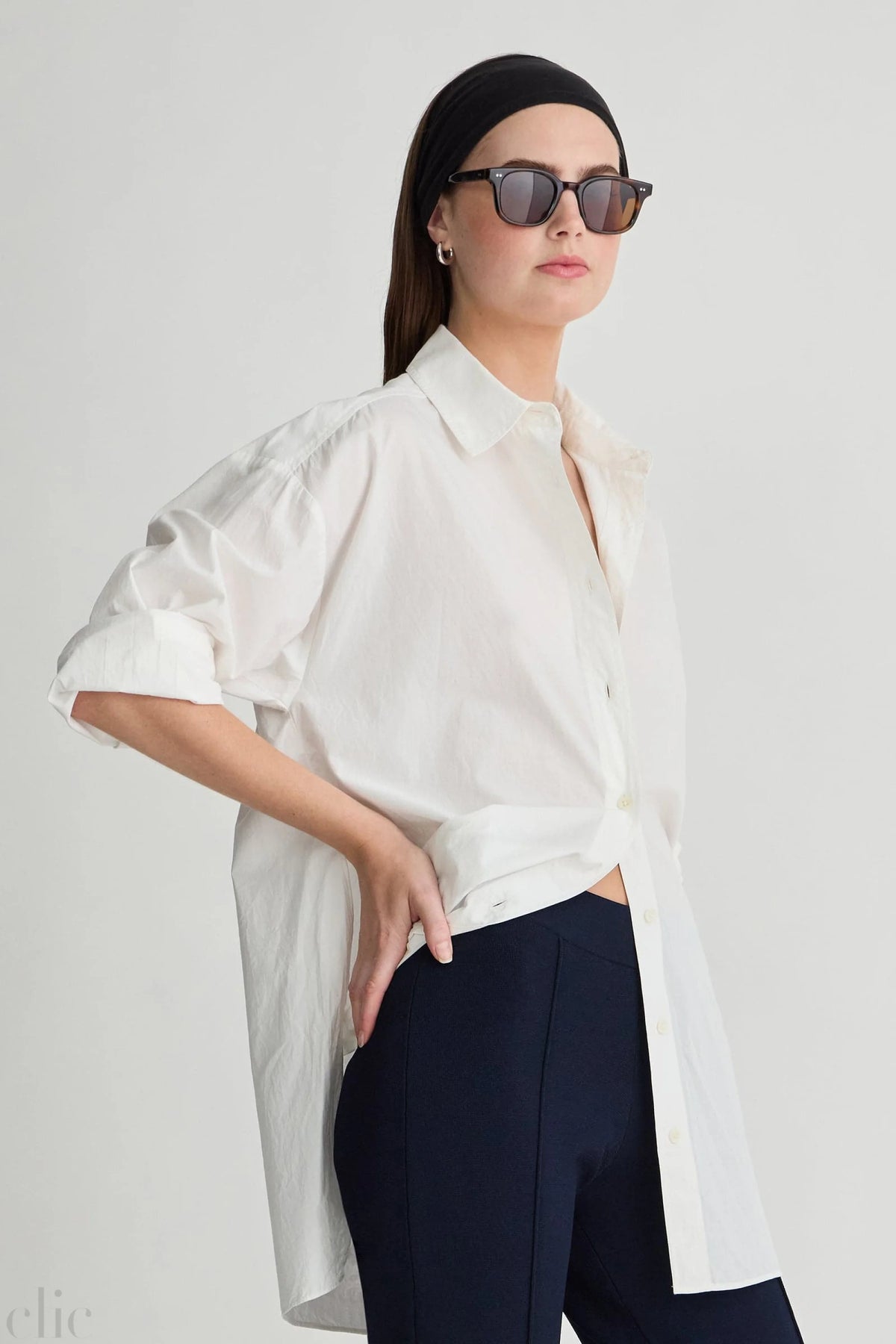 Isolde Button Down in Cream, from Apiece Apart